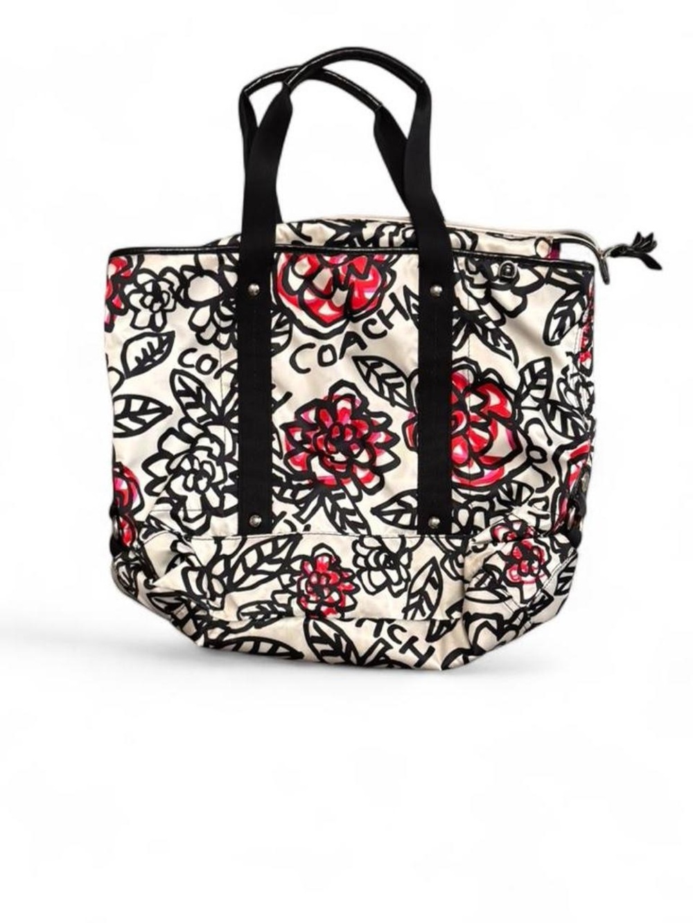Coach Poppy Pop C Floral Tote Bag (F16914)